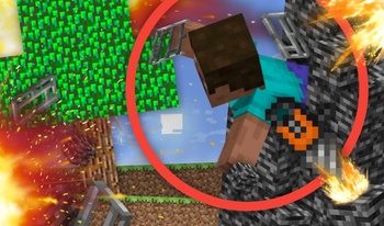 Escape from the prison in Mine! Destruction! Epic!